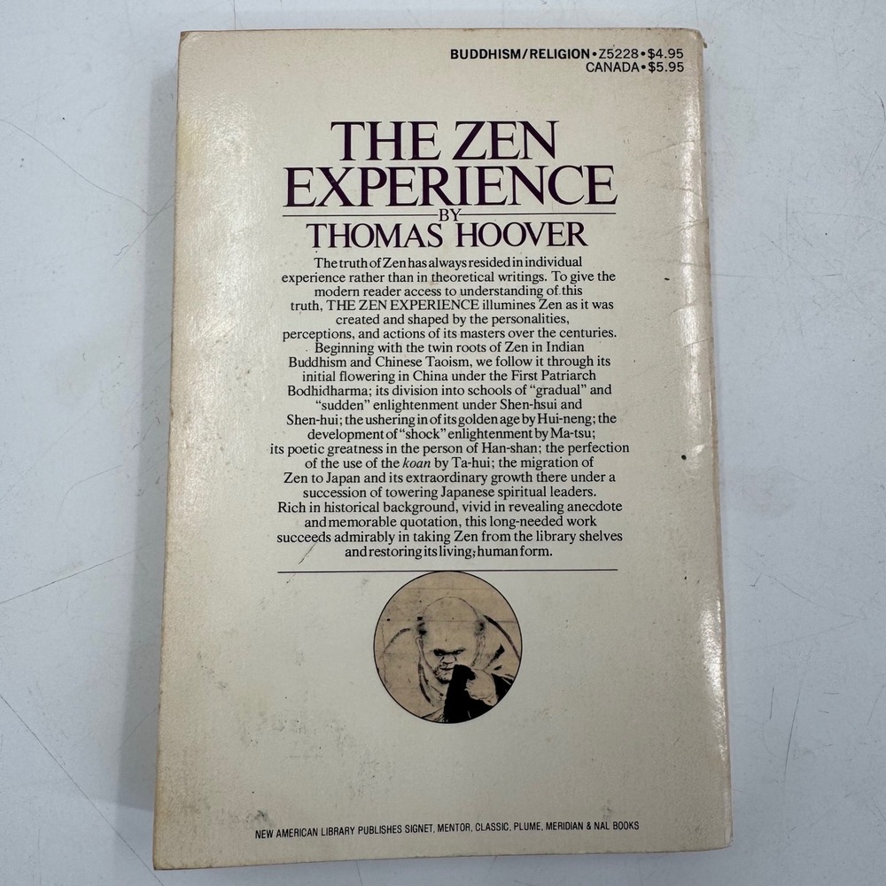 The Zen Experience by Thomas Hoover, First Printing,‎ 1980, Illustrated - Picture 4 of 6